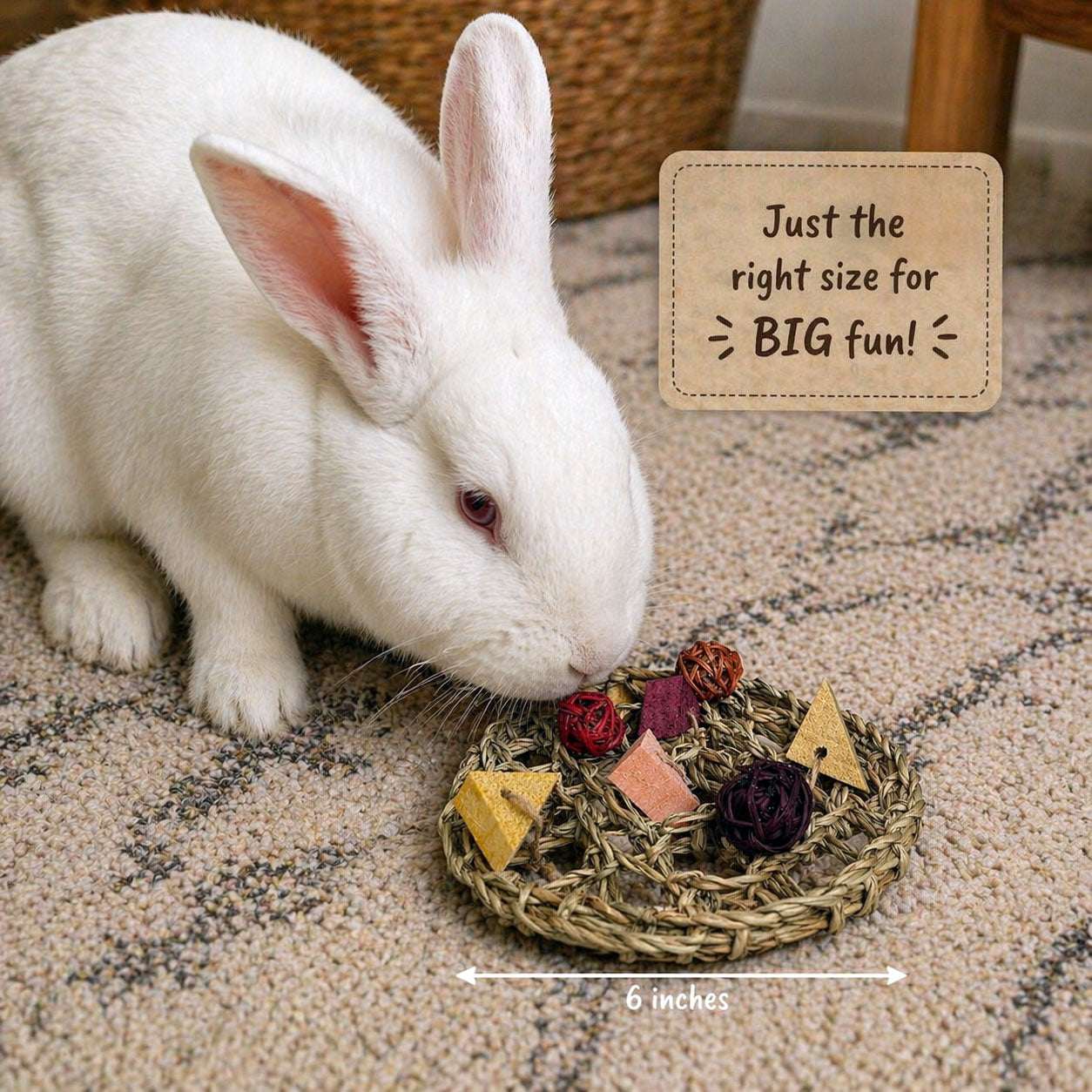 Fruity Pizza - BinkyBunny.com House Rabbit Store