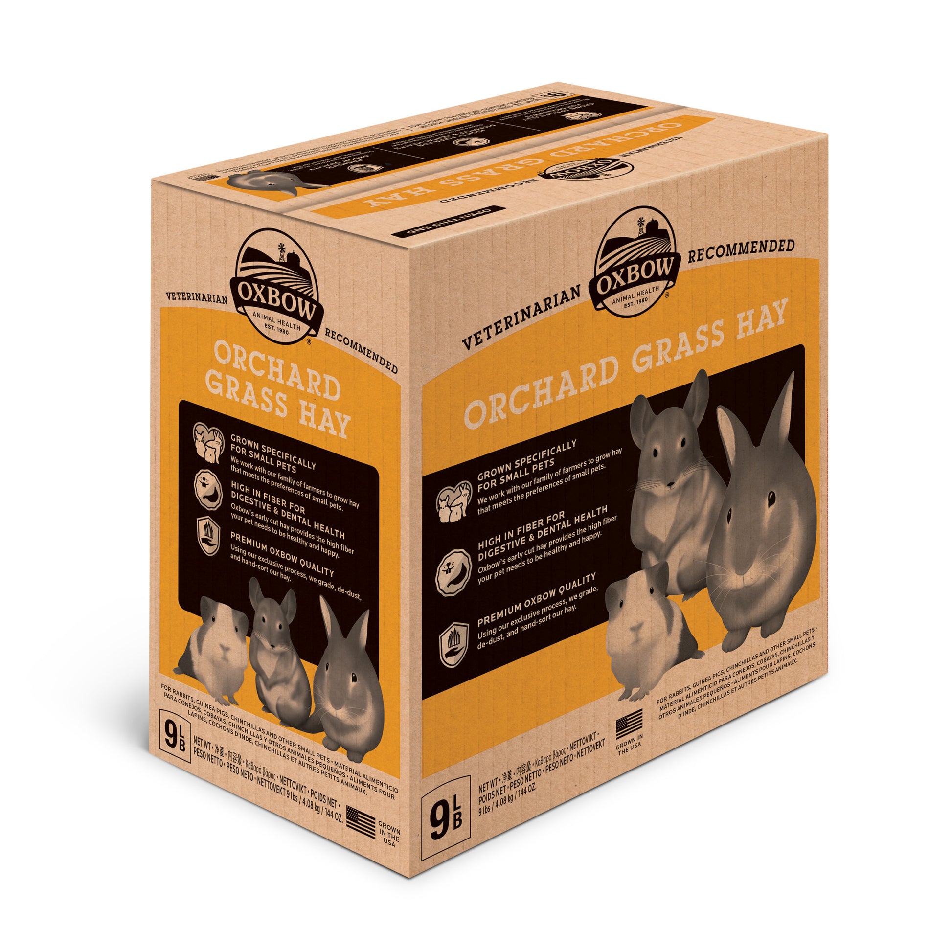 Orchard Grass Hay - 9 lb. (Ships Separately) - BinkyBunny.com House Rabbit Store