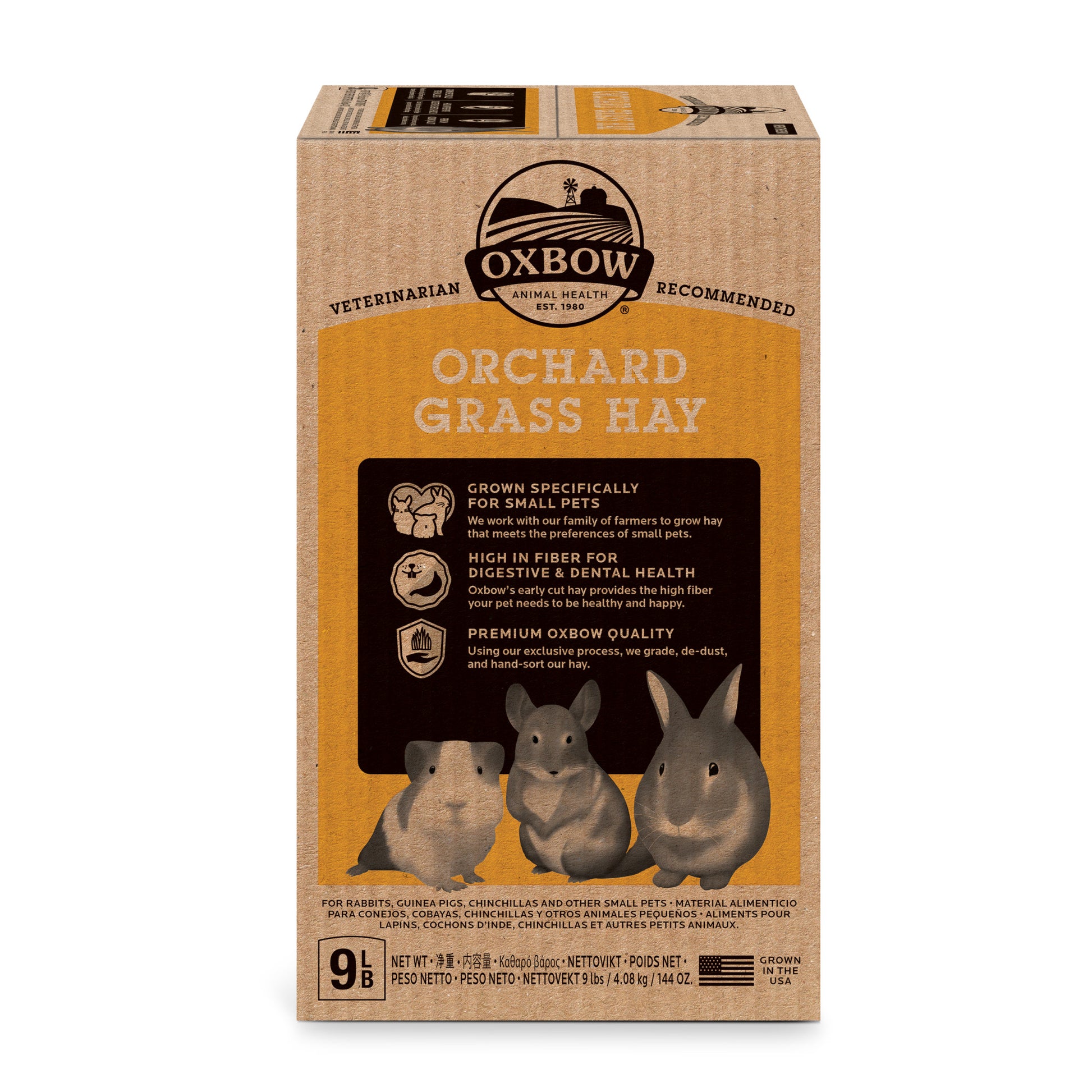 Orchard Grass Hay - 9 lb. (Ships Separately) - BinkyBunny.com House Rabbit Store