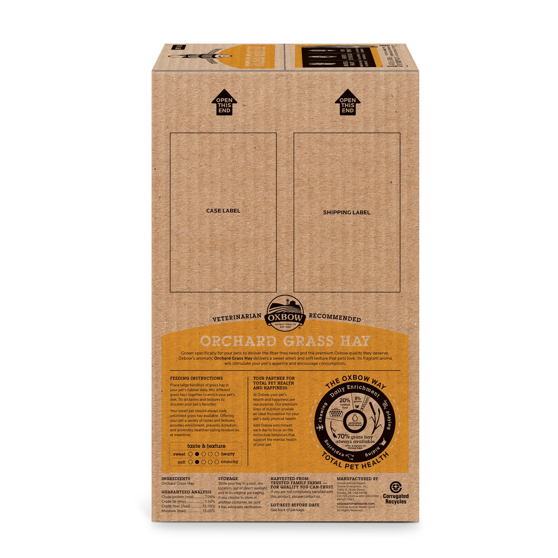 Orchard Grass Hay - 9 lb. (Ships Separately) - BinkyBunny.com House Rabbit Store