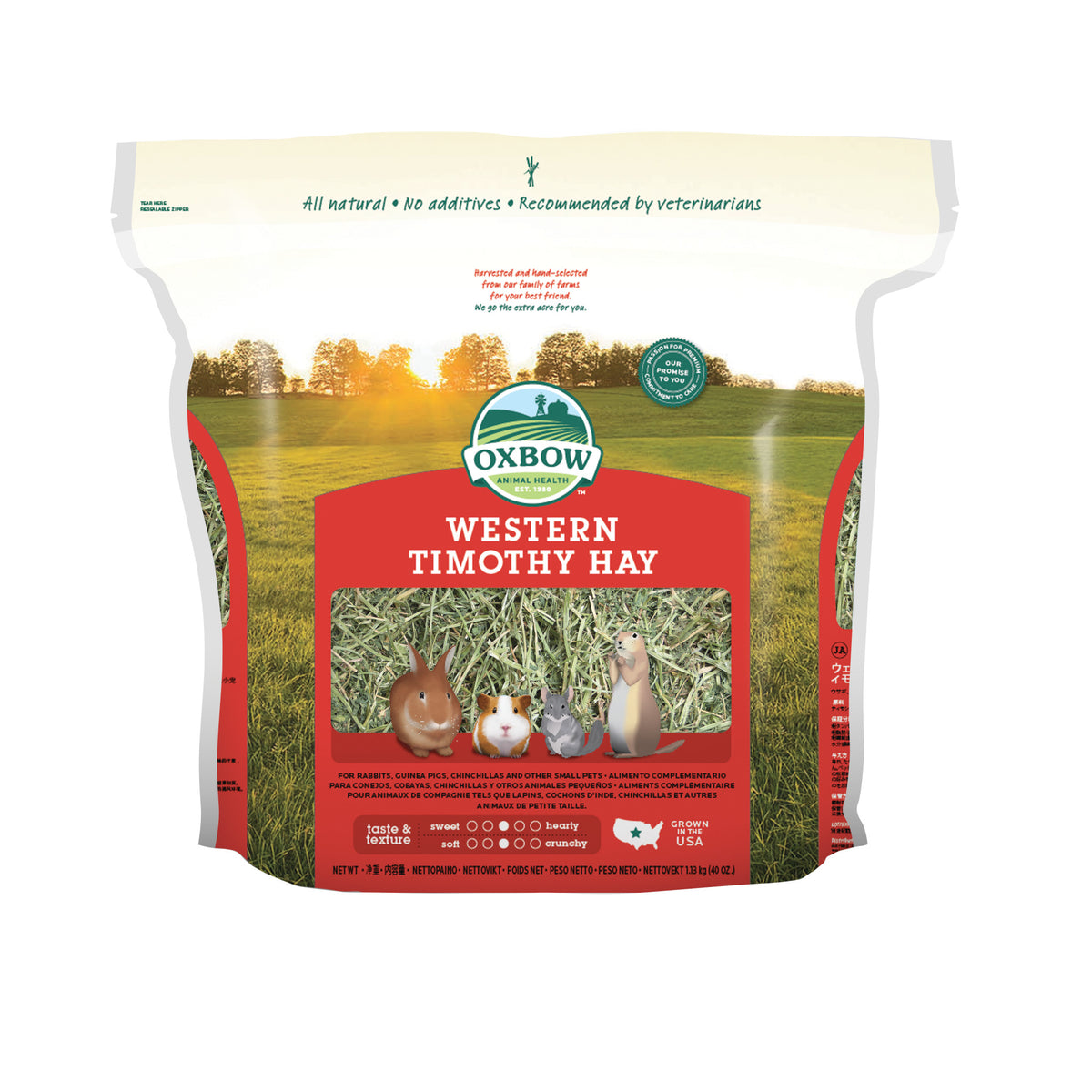 Western timothy top hay for rabbits