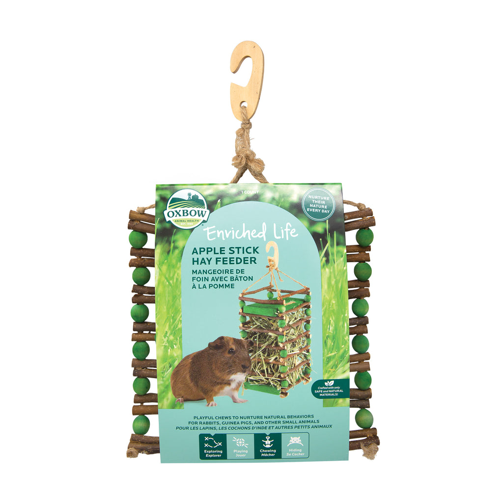 Apple Stick Hay Feeder (Enriched Life) - BinkyBunny.com House Rabbit Store