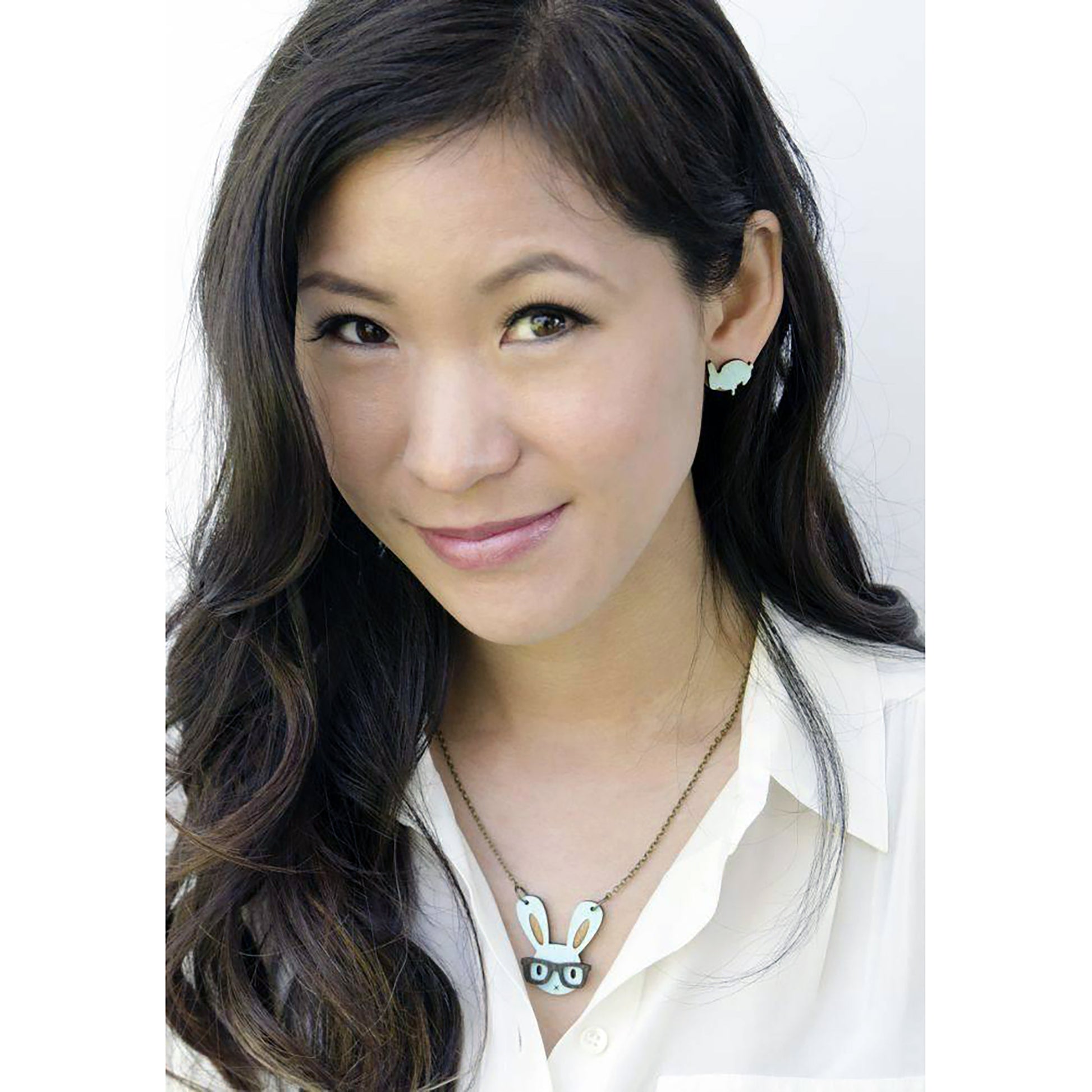 Bunny Nerd Necklace - BinkyBunny.com House Rabbit Store