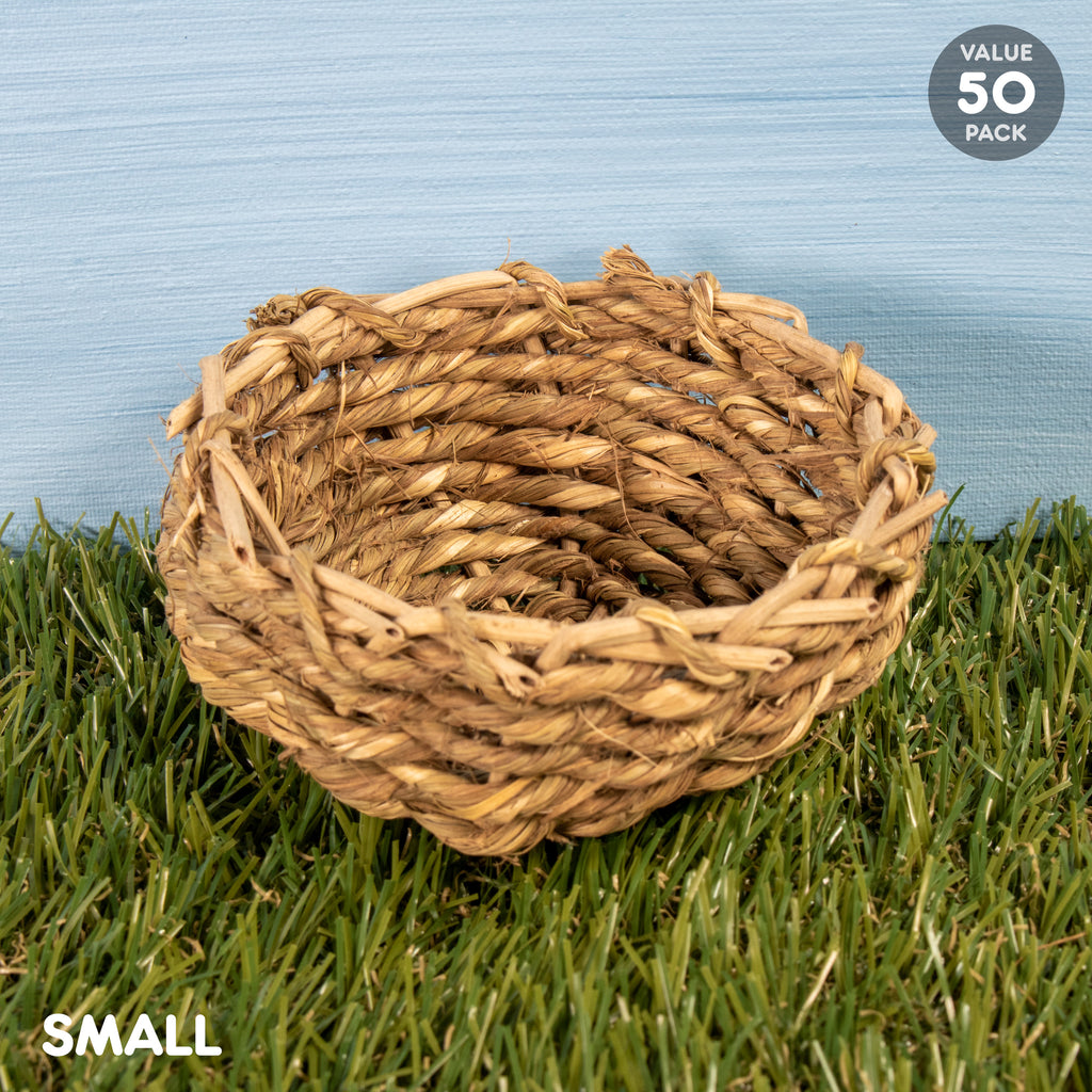 Sea Grass Bowl SMALL - 50 PACK [4"] - BinkyBunny.com House Rabbit Store