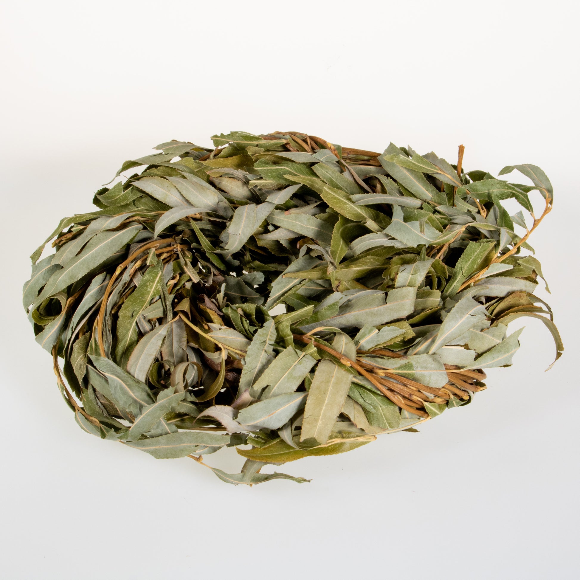 Willow Wreath with Foliage - BinkyBunny.com House Rabbit Store