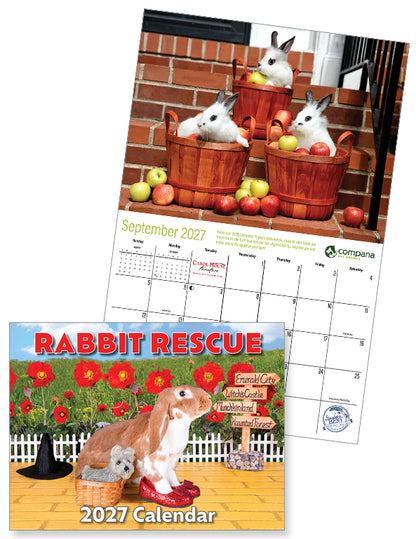 2027 Rabbit Rescue Calendar | NEW