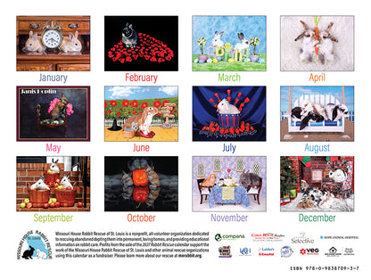2027 Rabbit Rescue Calendar | NEW