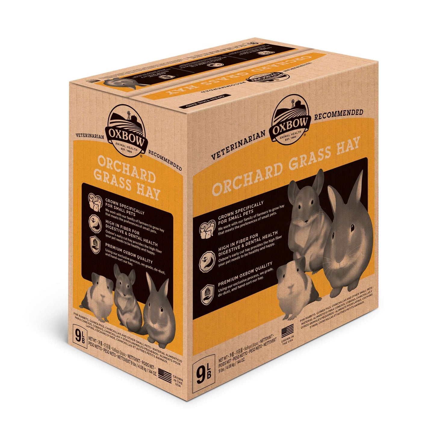 Orchard Grass Hay - 9 lb. (Ships Separately) - BinkyBunny.com House Rabbit Store