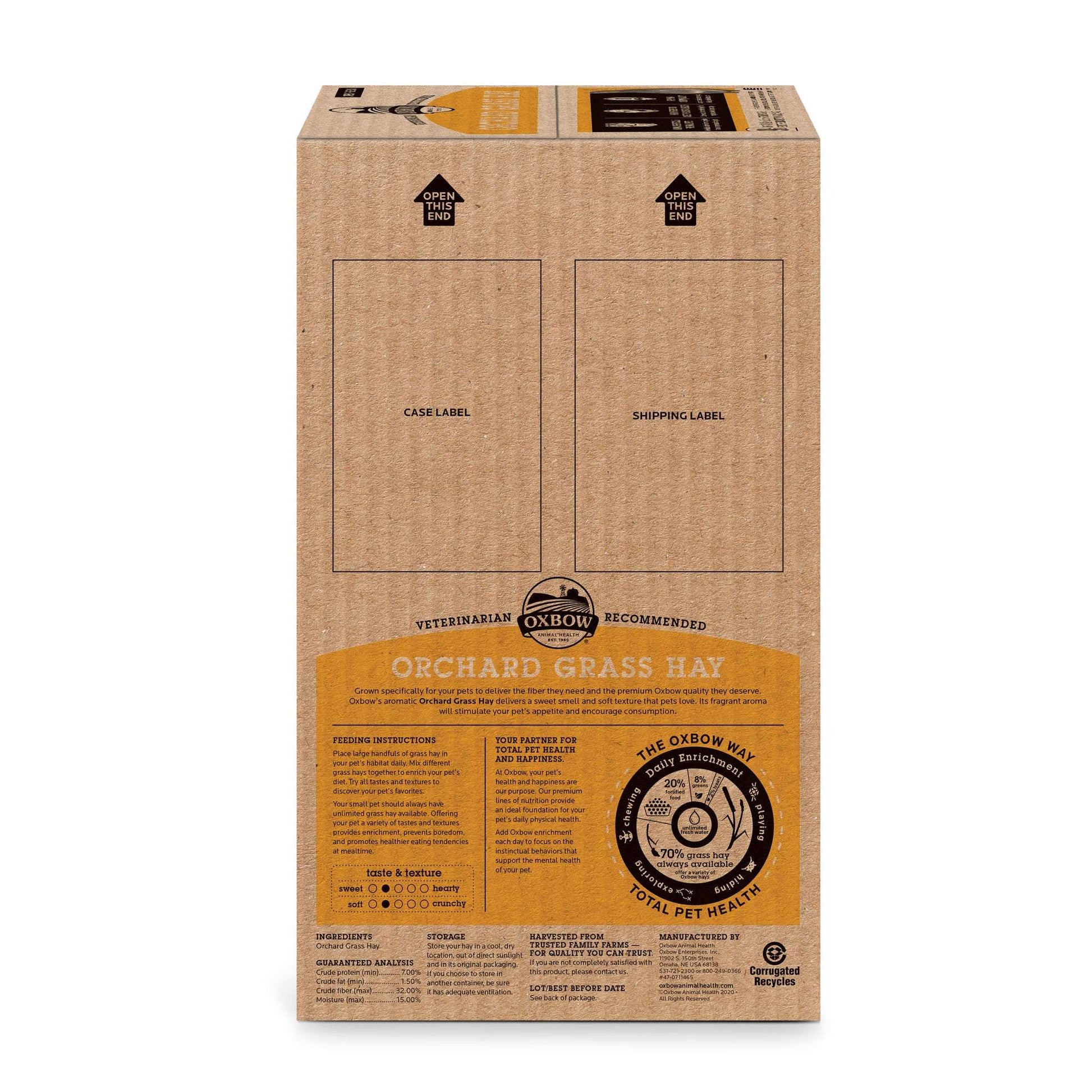 Orchard Grass Hay - 9 lb. (Ships Separately) - BinkyBunny.com House Rabbit Store