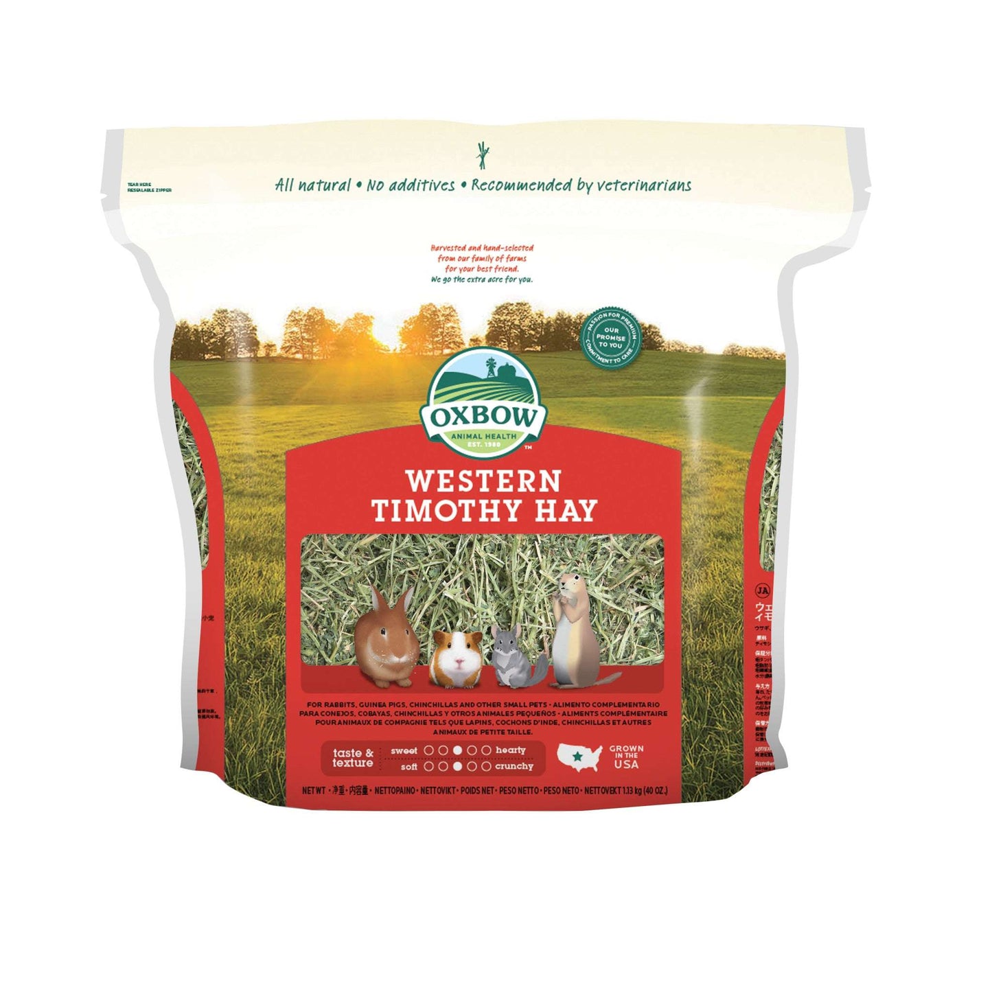 Western Timothy Hay - 40 oz - BinkyBunny.com House Rabbit Store