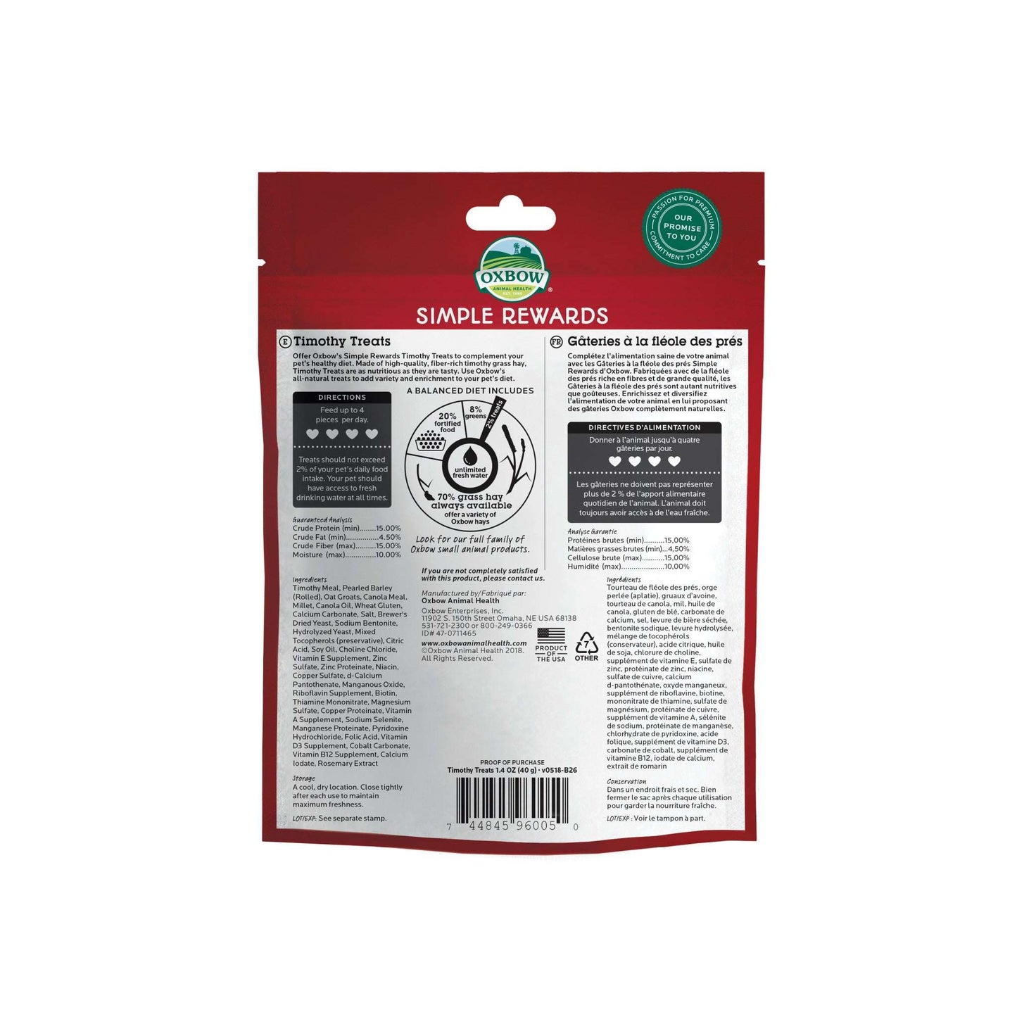 Simple Rewards Timothy Treats - BinkyBunny.com House Rabbit Store