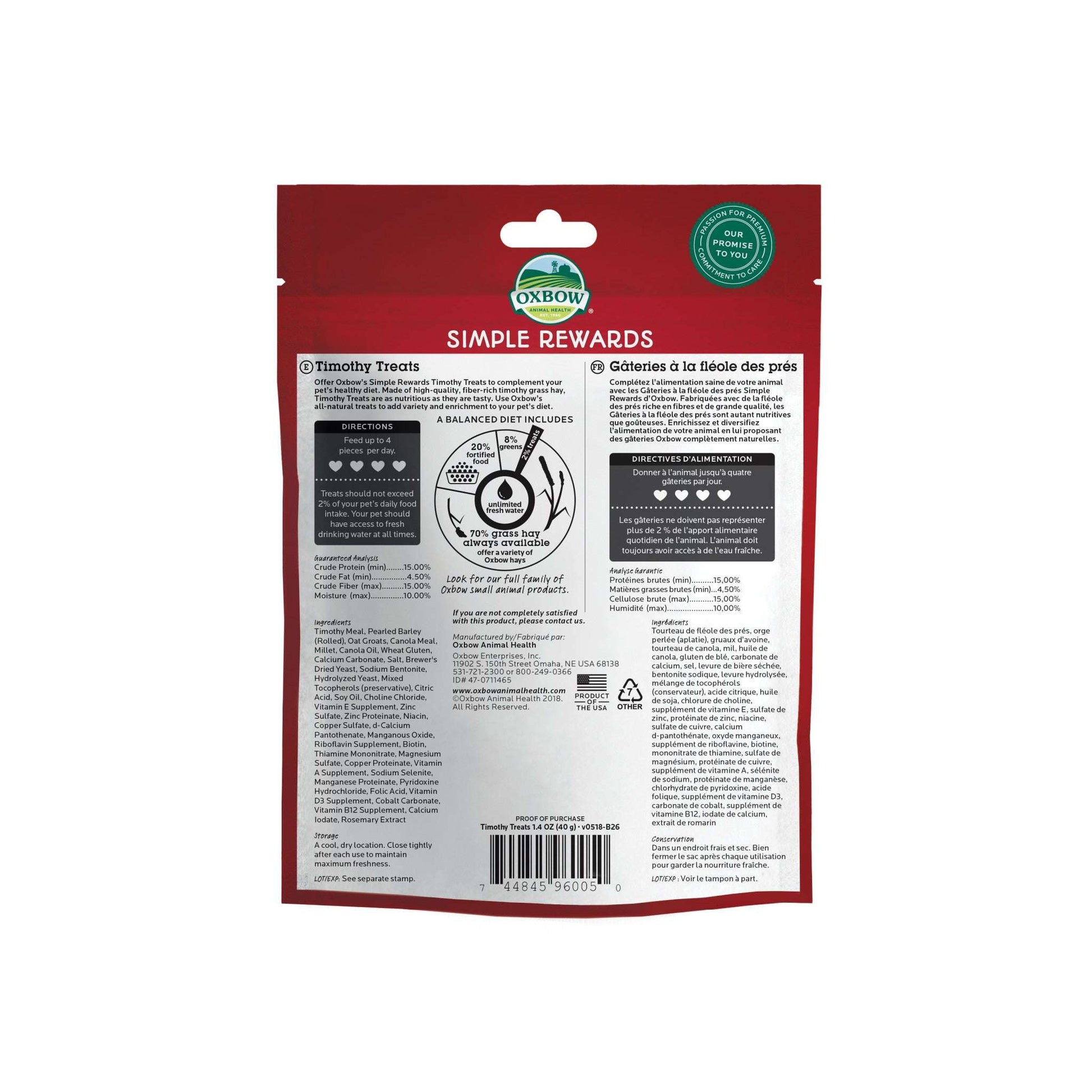 Simple Rewards Timothy Treats - BinkyBunny.com House Rabbit Store