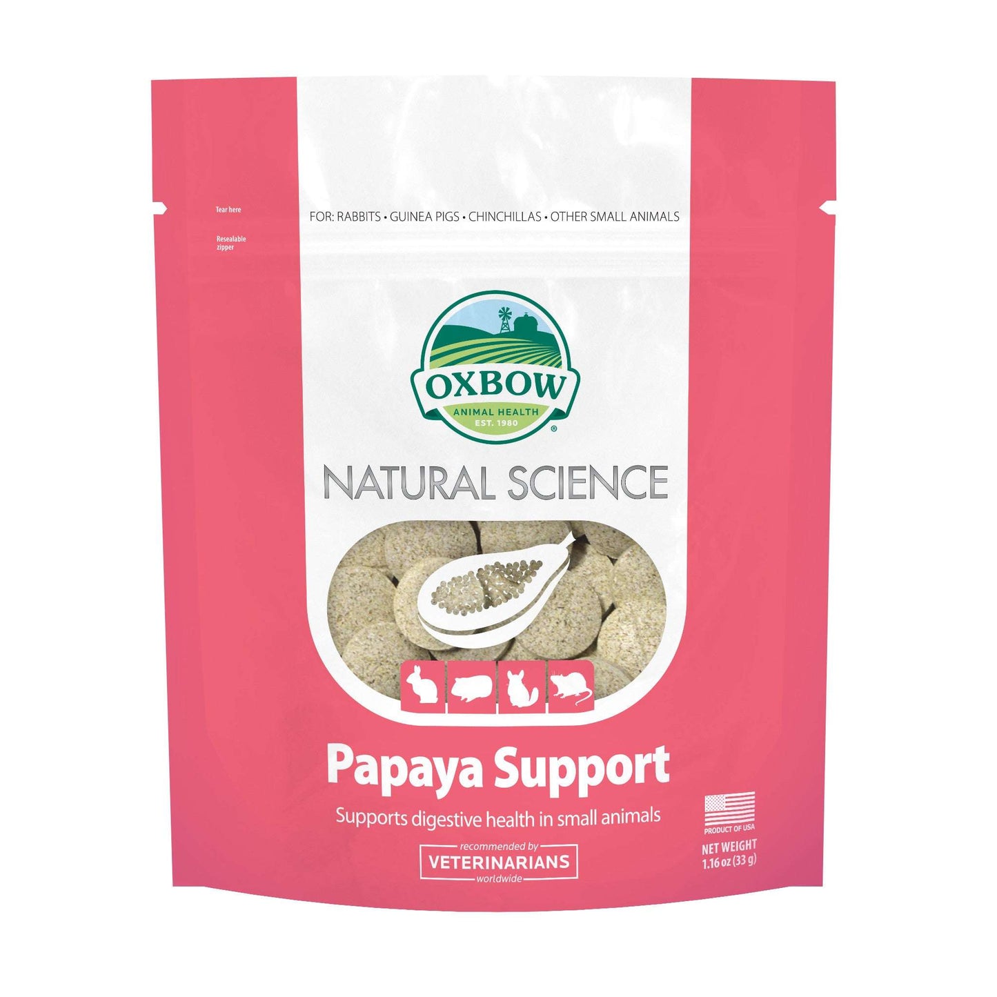 Natural Science PAPAYA Support - BinkyBunny.com House Rabbit Store