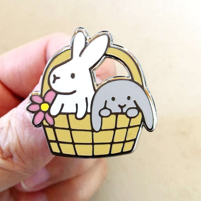 Basket of Bunnies PIN - BinkyBunny.com House Rabbit Store