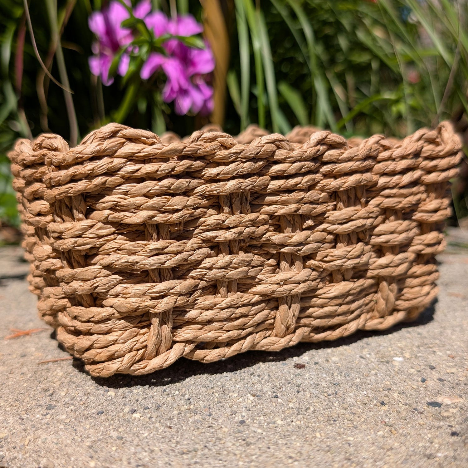 Kraft Paper Basket |NEW - BinkyBunny.com House Rabbit Store