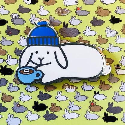 Beanie Bunny PIN | NEW - BinkyBunny.com House Rabbit Store