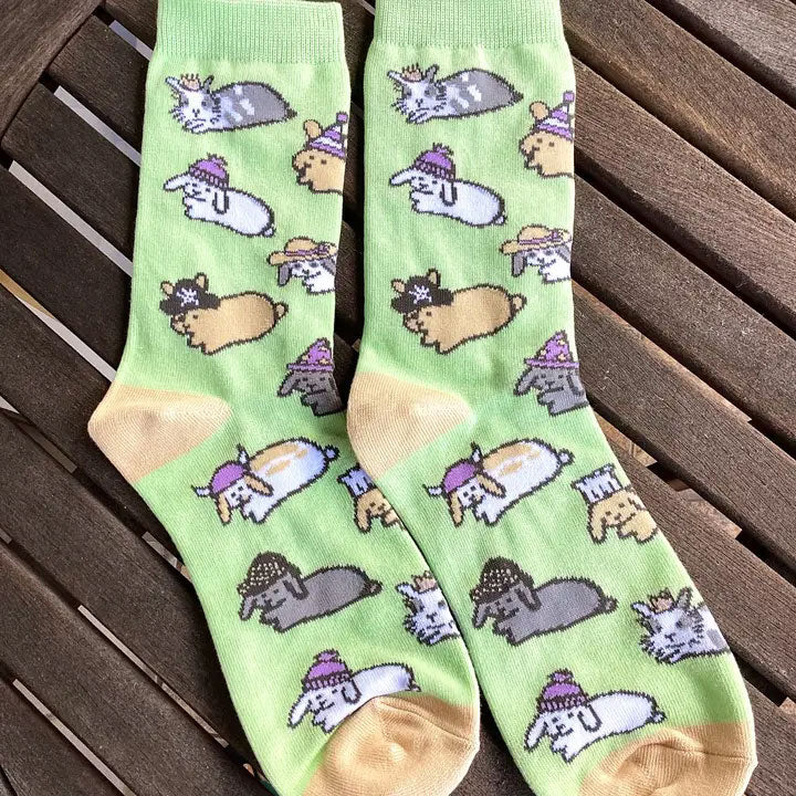 Bunny Socks with Hats - BinkyBunny.com House Rabbit Store