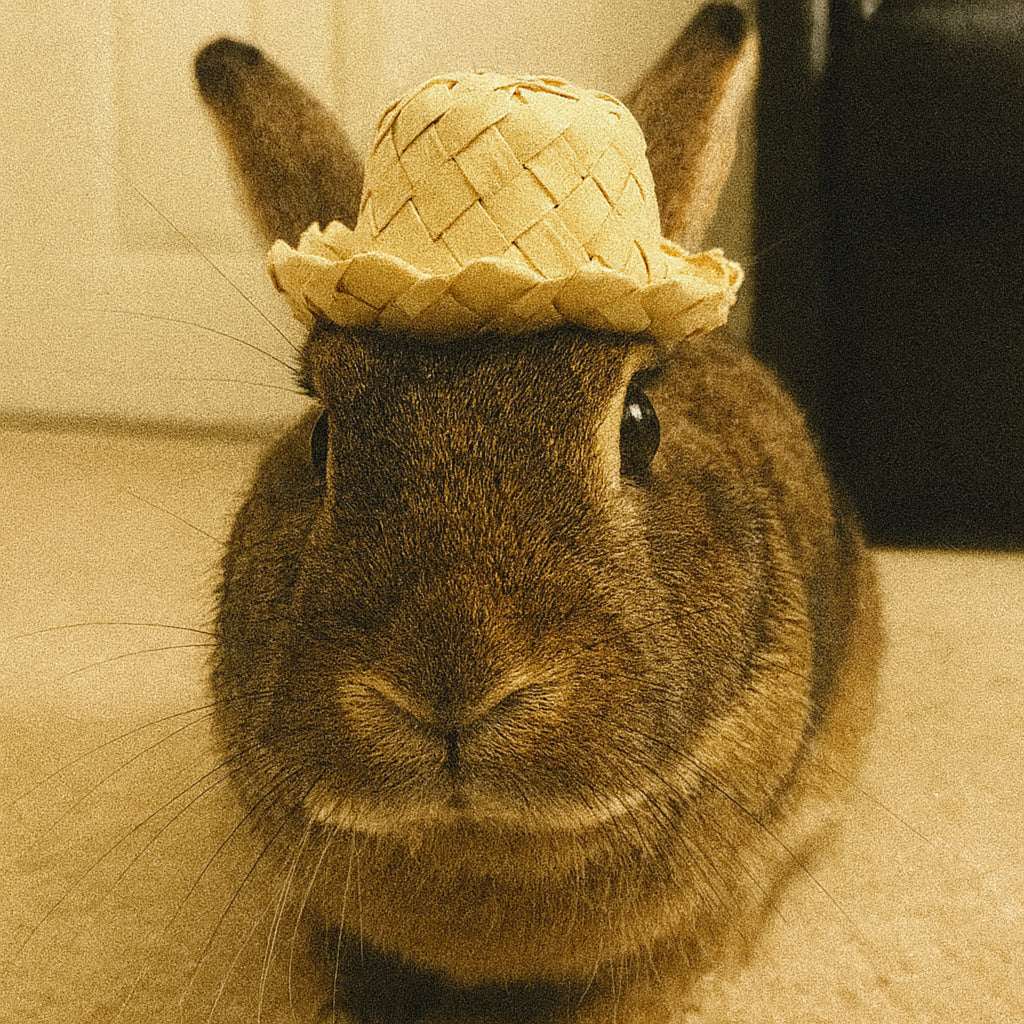 Mini Bunny Hat | NEW - BinkyBunny.com House Rabbit Store