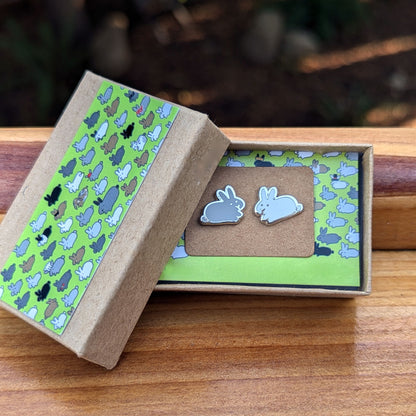 Mix it Up Bunny Earrings | NEW - BinkyBunny.com House Rabbit Store