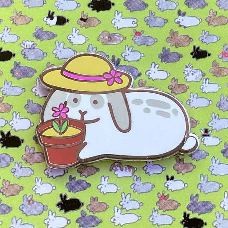 Gardner Bunny PIN | NEW - BinkyBunny.com House Rabbit Store