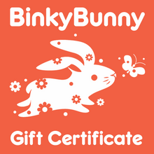 BinkyBunny Gift Certificate - BinkyBunny.com House Rabbit Store