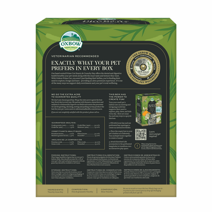 Hearty & Crunchy Prime Cut Timothy Hay - 40z (Oxbow) | NEW - BinkyBunny.com House Rabbit Store