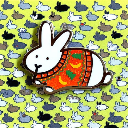 zzzHoliday Sweater PIN | LIMITED SEASONAL - BinkyBunny.com House Rabbit Store