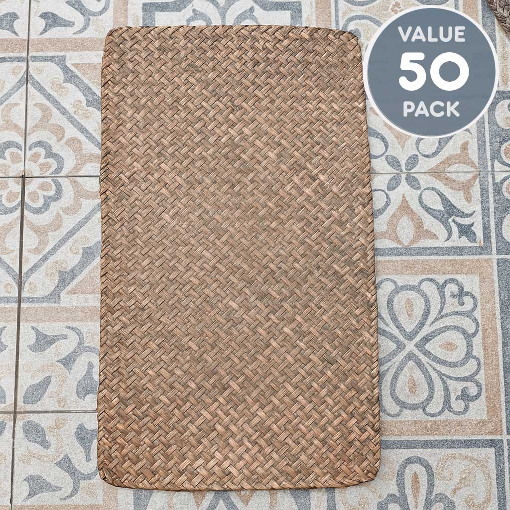 Sea Grass Mat LARGE - 50 PACK [11" x 19" x 1/8"]