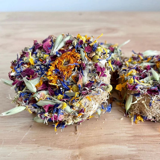 Herbal Loofah Chews - BinkyBunny.com House Rabbit Store