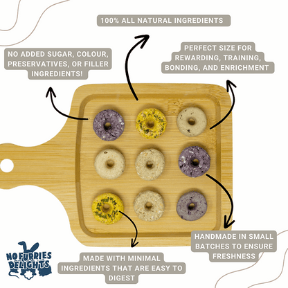 Mini Donut Variety Pack | NEW - BinkyBunny.com House Rabbit Store