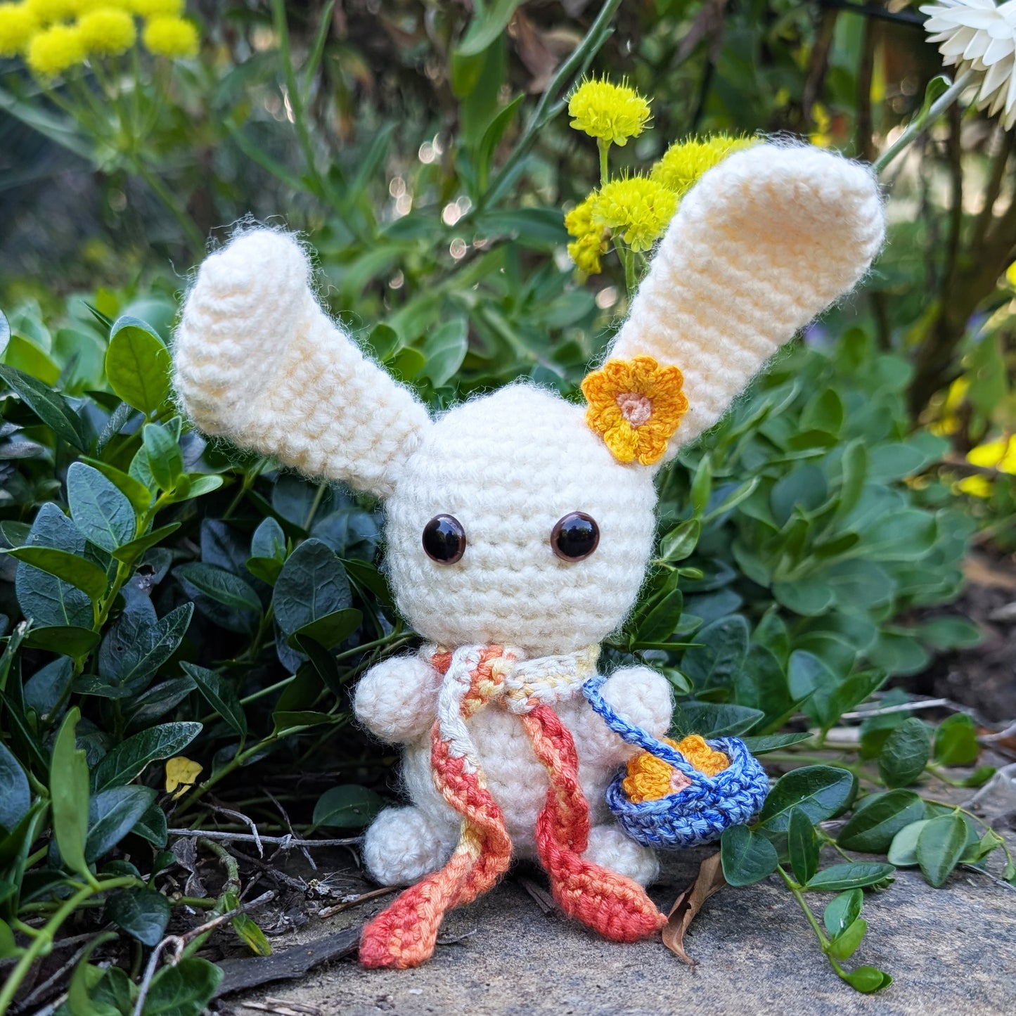 Cottage Garden Bunny by Natalie (LIMITED) - BinkyBunny.com House Rabbit Store