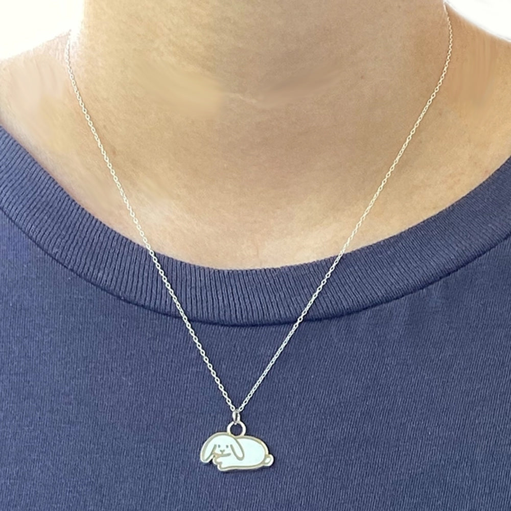 Lop Bunny Necklace| NEW - BinkyBunny.com House Rabbit Store