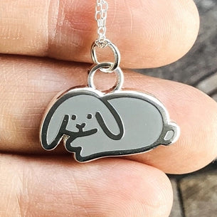 Lop Bunny Necklace| NEW - BinkyBunny.com House Rabbit Store