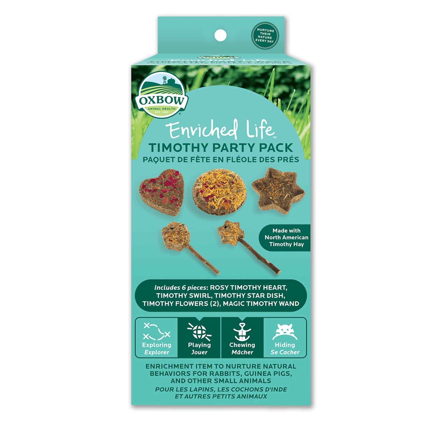 Timothy Party Pack (Enriched Life by Oxbow) | NEW - BinkyBunny.com House Rabbit Store