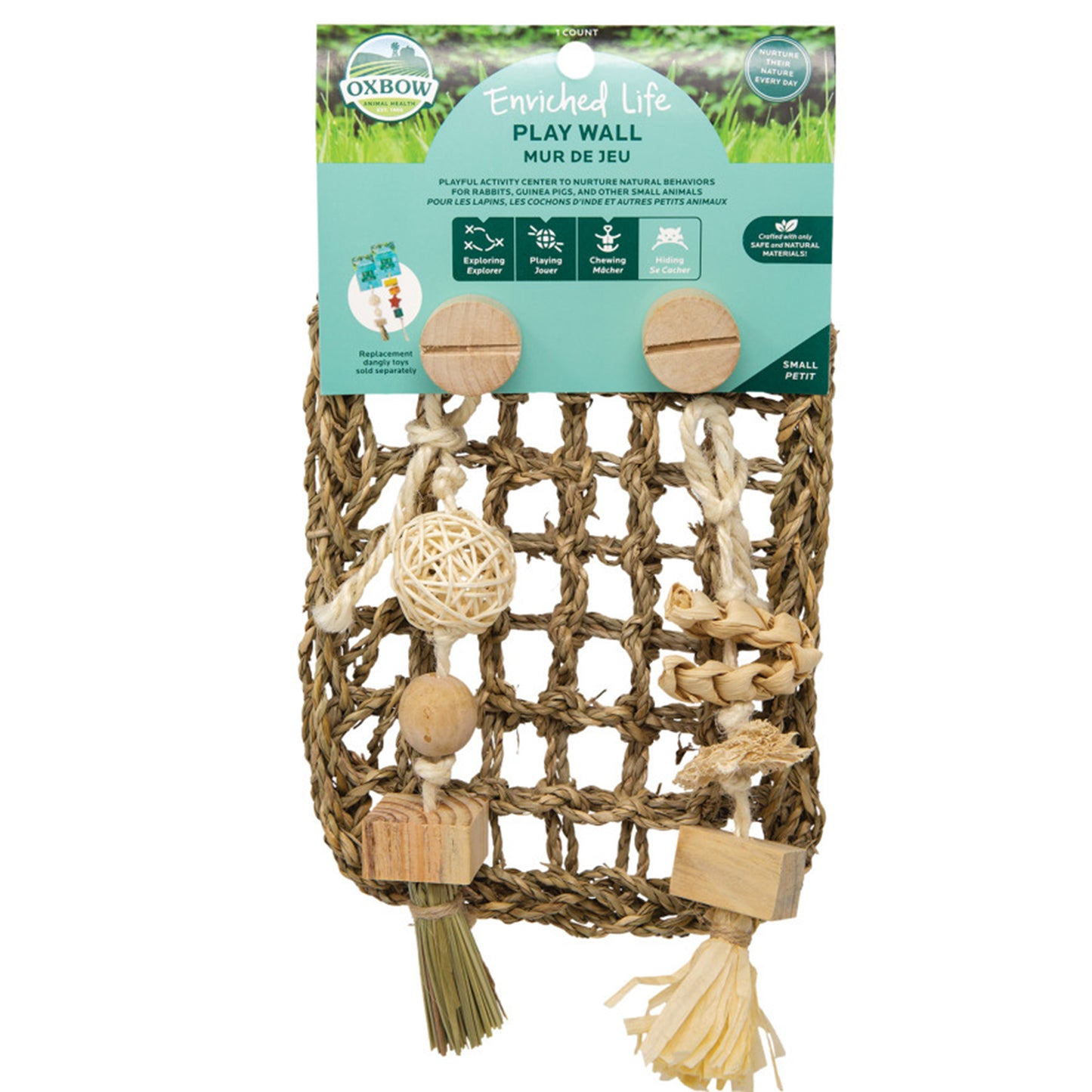 Play Wall - SMALL (Enriched Life by Oxbow) - BinkyBunny.com House Rabbit Store