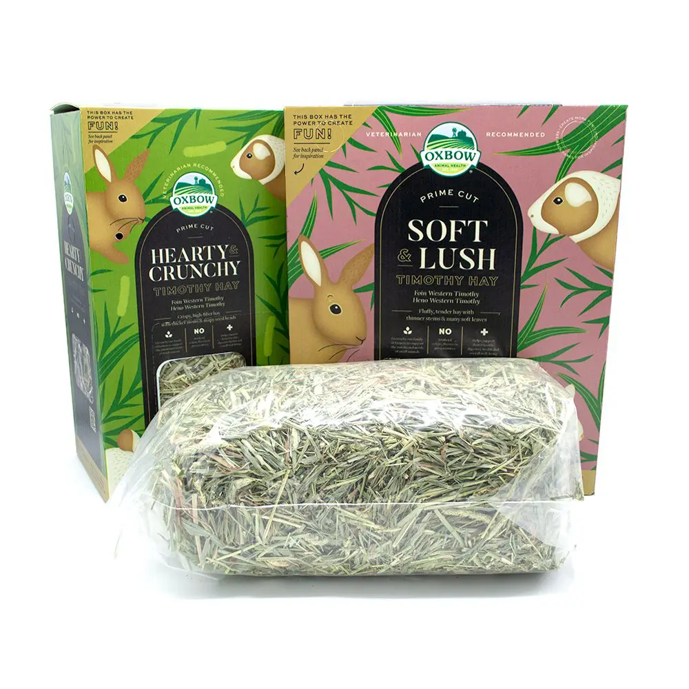 Hearty & Crunchy Prime Cut Timothy Hay - 40z (Oxbow) | NEW - BinkyBunny.com House Rabbit Store