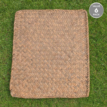 Sea Grass Mat SMALL - 6 PACK [11" x 12" x 1/8"] - BinkyBunny.com House Rabbit Store