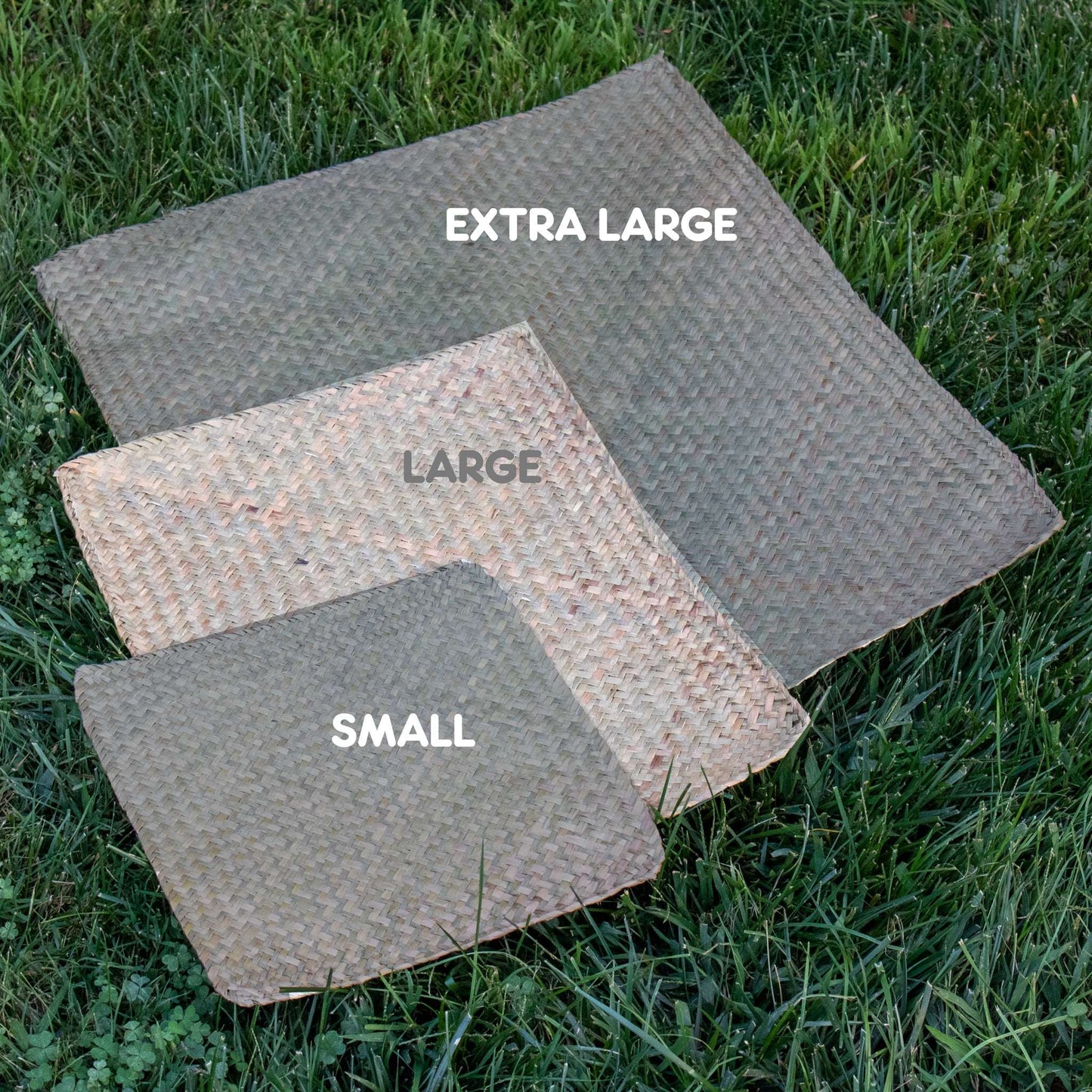 Sea Grass Mat LARGE - 6 PACK [11" x 19" x 1/8"] - BinkyBunny.com House Rabbit Store