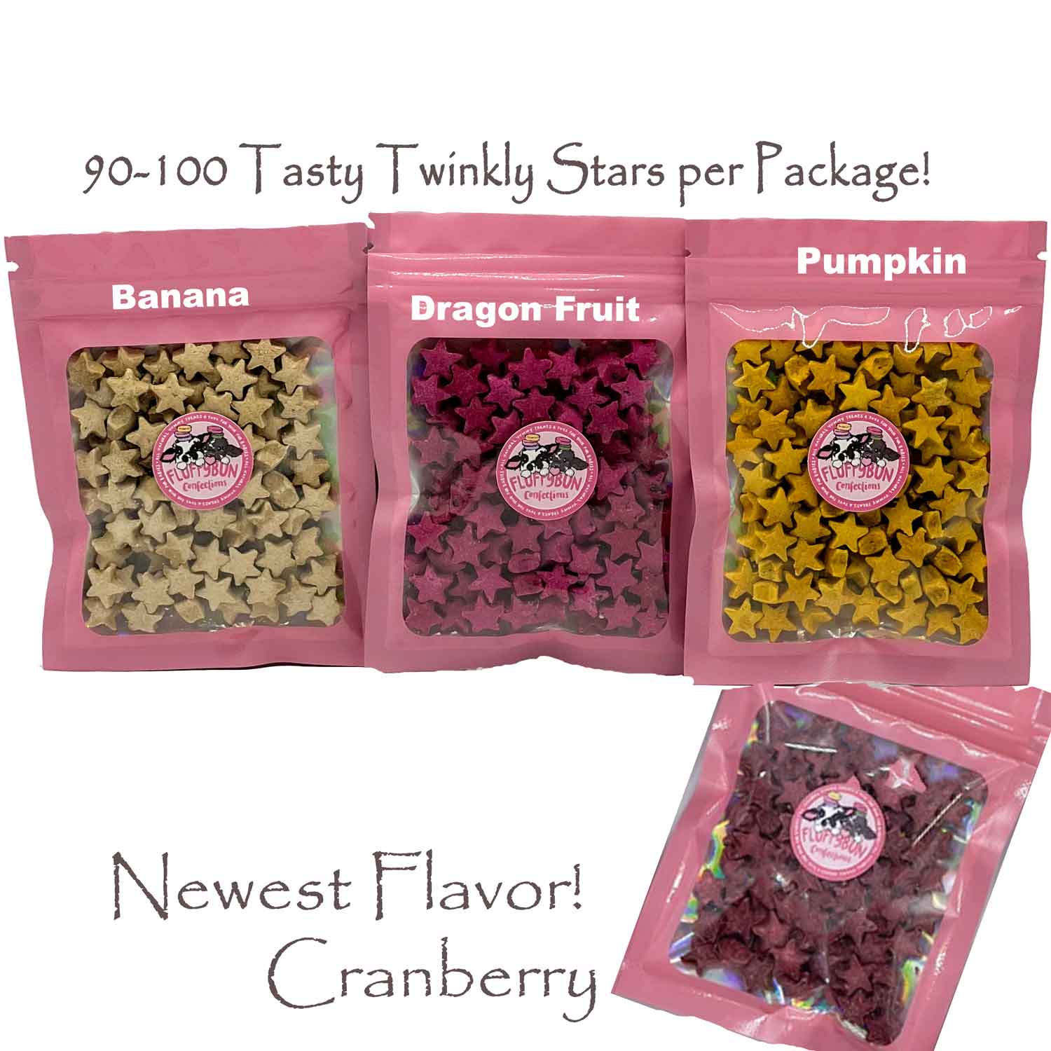 Twinkle Little Star Treats (Flavor Choices) - BinkyBunny.com House Rabbit Store