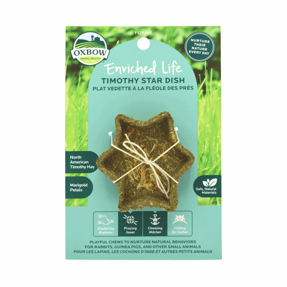 Timothy Star Dish (Enriched Life) - BinkyBunny.com House Rabbit Store
