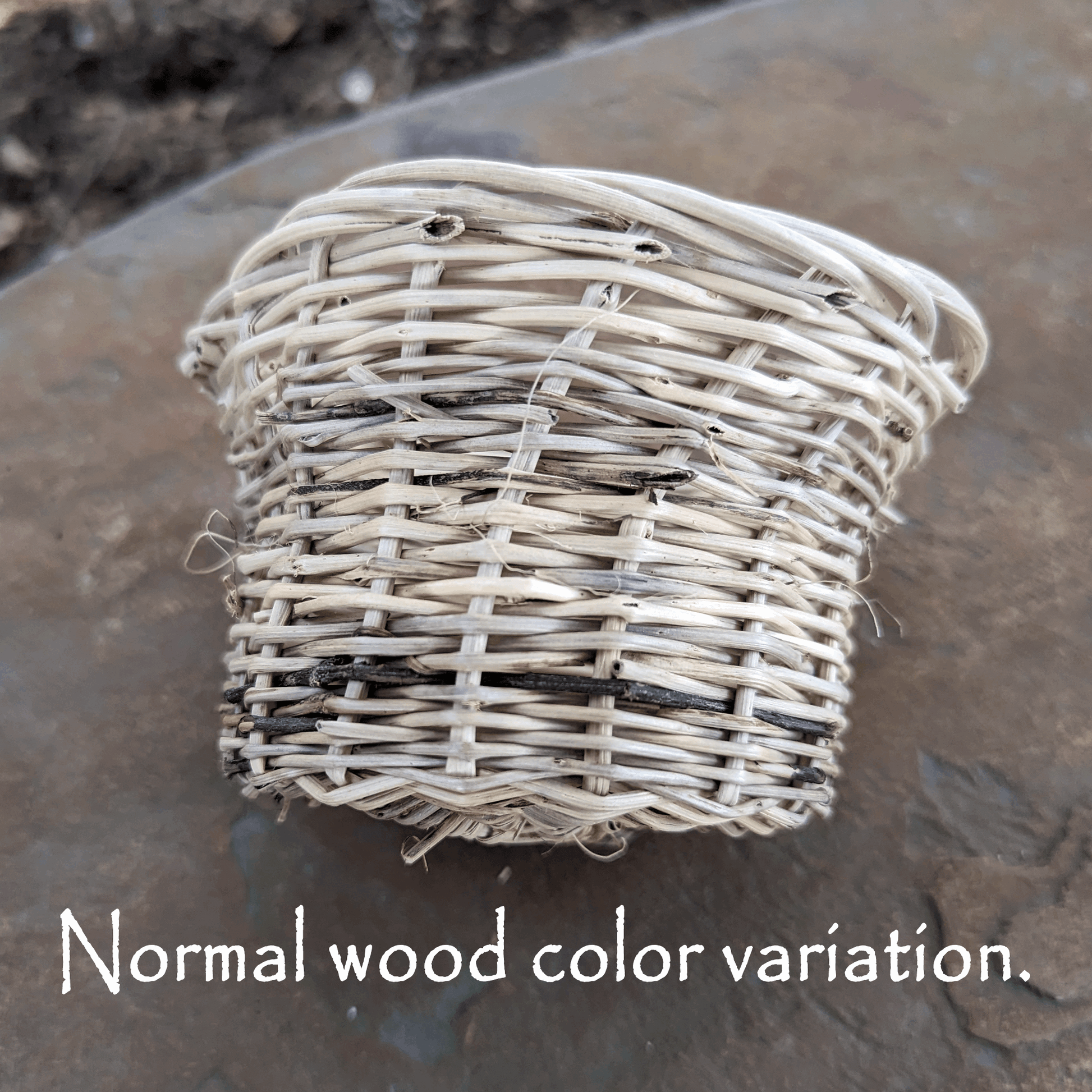 Grape Vine Basket Peeled - 12 PACK [5"] | NEW - BinkyBunny.com House Rabbit Store