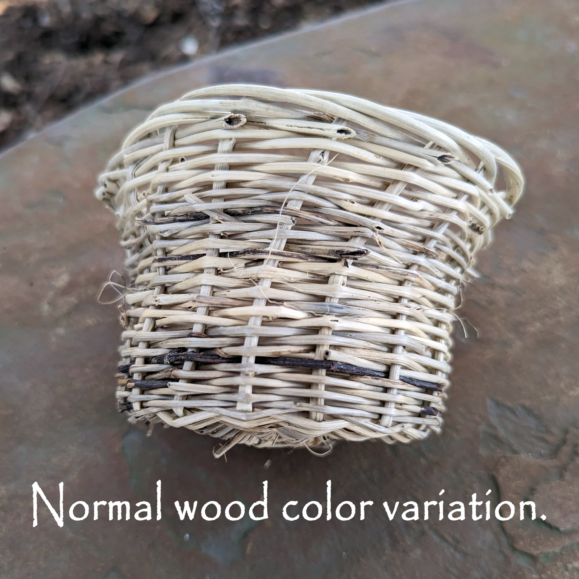 Grape Vine Basket Peeled - 12 PACK [5"] | NEW - BinkyBunny.com House Rabbit Store