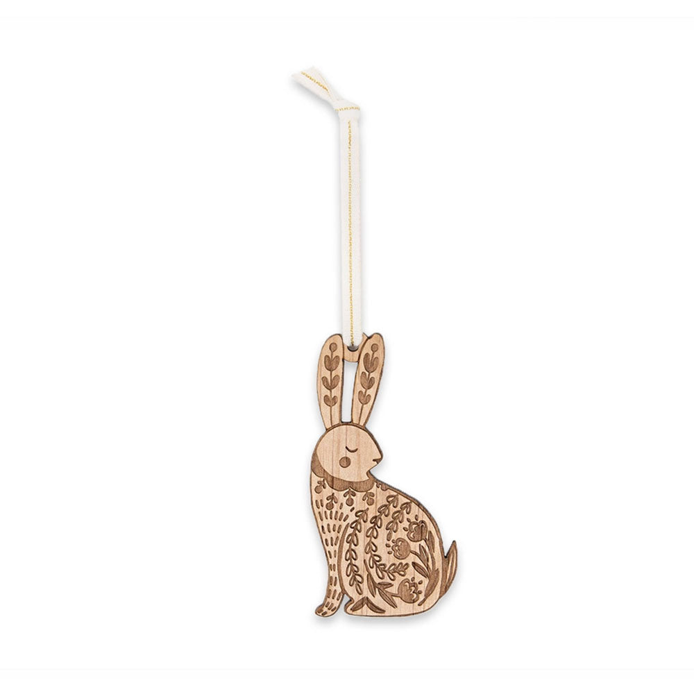 Ornament - Folk Art Bunny