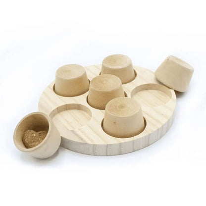 Wooden Puzzler (Enriched Life by Oxbow) - BinkyBunny.com House Rabbit Store