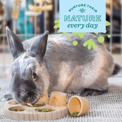 Wooden Puzzler (Enriched Life by Oxbow) - BinkyBunny.com House Rabbit Store