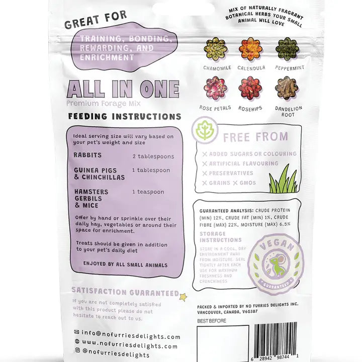 All In One Forage Mix | NEW - BinkyBunny.com House Rabbit Store