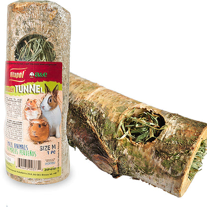 Little Log w/Hay (A&E Vitapol) | NEW - BinkyBunny.com House Rabbit Store