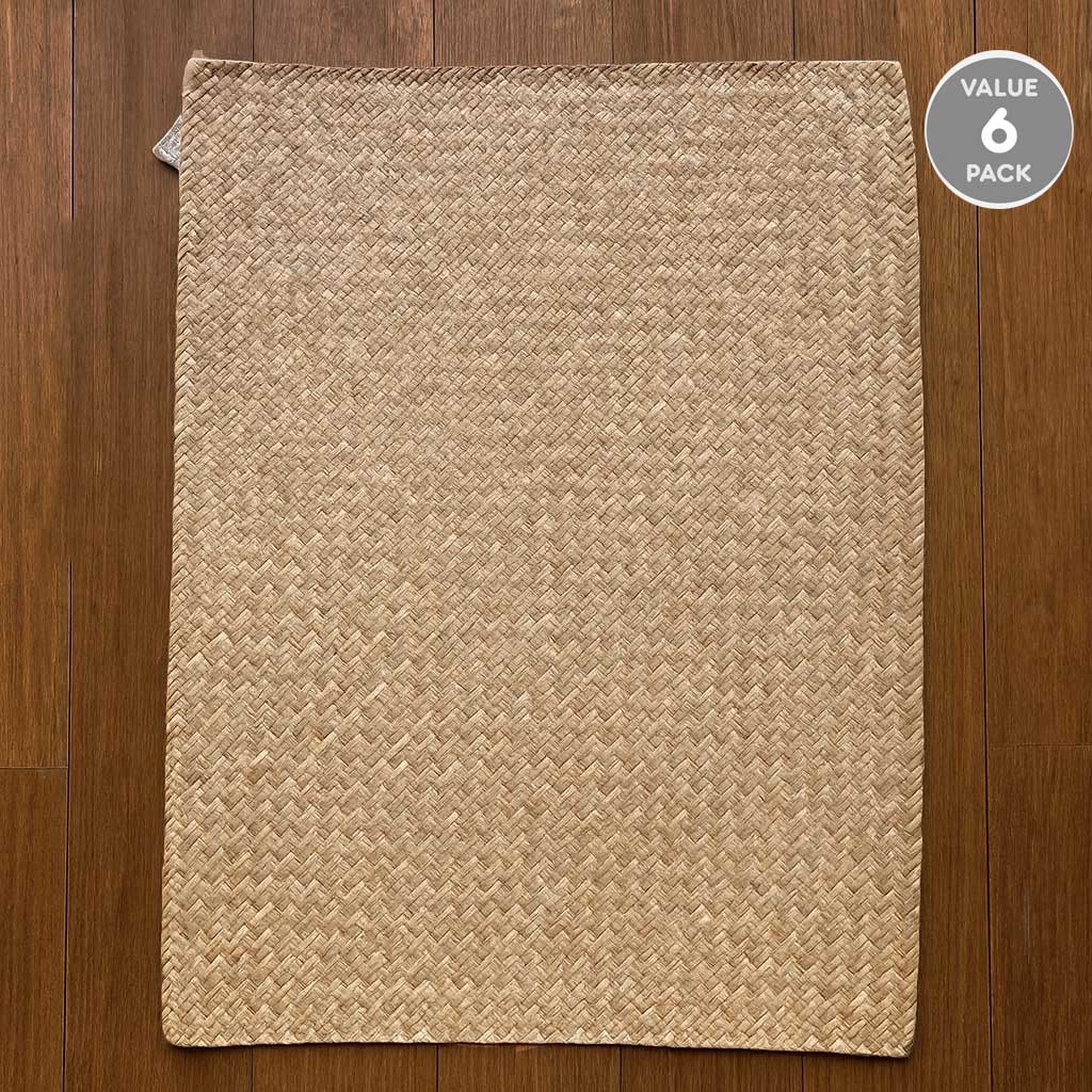 Sea Grass Mat EXTRA LARGE - 6 PACK [19" x 25" x 1/8"]