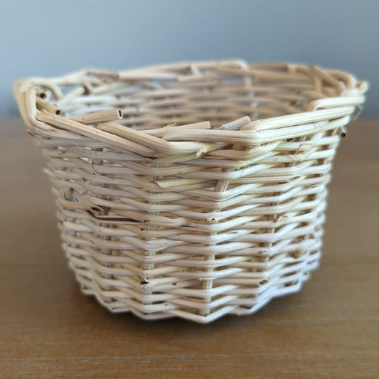 5" Grape Vine Basket (Peeled) - BinkyBunny.com House Rabbit Store