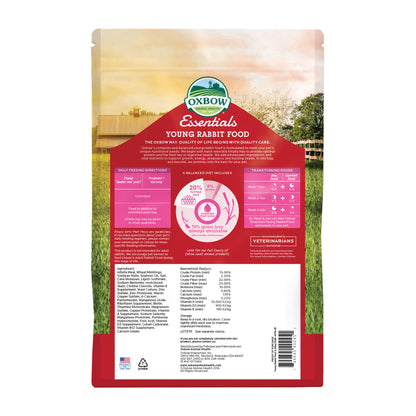 Essentials YOUNG Rabbit Food - 5 lb. - BinkyBunny.com House Rabbit Store